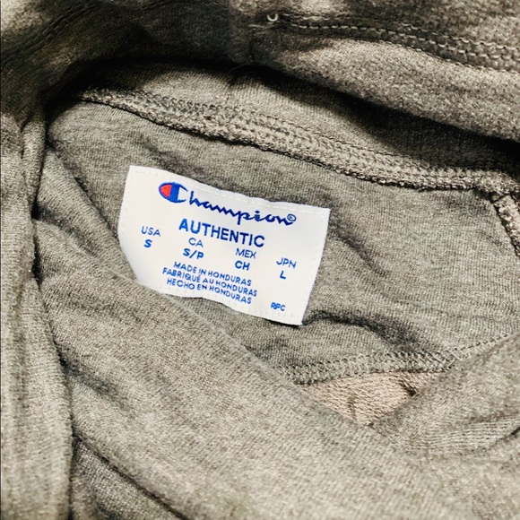 ✨Champion French Terry Funnel Cowl Neck Top Sweater✨ Size Small Granite Heather - Picture 7 of 7